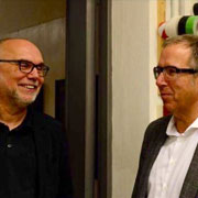 Gerhard Baral und Prof. Udo Dahmen (Leiter der Popakademie Mannheim)